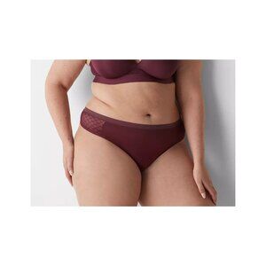 Lane Bryant Cacique Lace Back Thong Panty 22/24